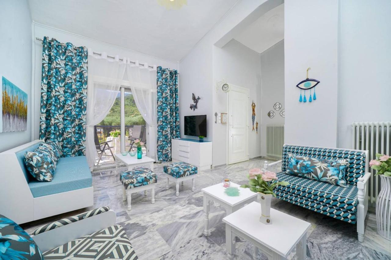 Yiayia And Papou Luxury House Leilighet Liménas Eksteriør bilde